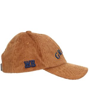 Wales Bonner Grace Baseball Cap Cotton Hat - Brown