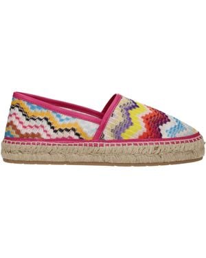 Missoni Fabric Espadrilles Shoe - Pink