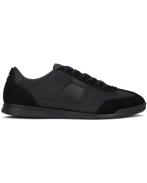 BOSS Low-Top Trainers Polyester Trainers - Black