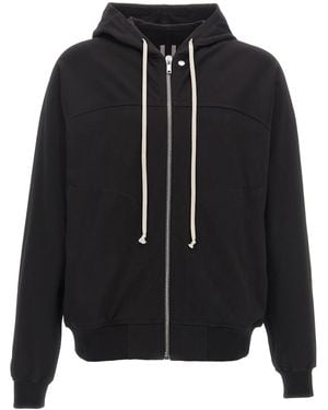 Rick Owens Windbreaker Hoodie - Black