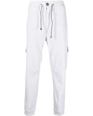 Brunello Cucinelli Light Cotton Cargo Trousers - White