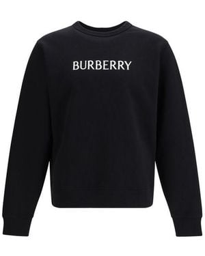 Burberry Cotton Sweatshirt Clothing - Black