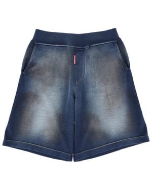 DSquared² Cotton Shorts - Blue