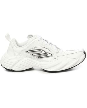 Balenciaga Monday Leather Trainers - White