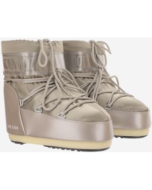 Moon Boot Ankle Boots Icon Low Glance Nylon - Grey