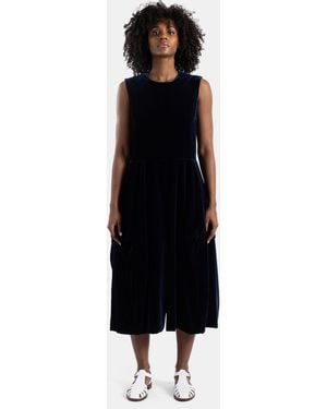 Comme des Garçons Velvet Jumpsuit Jumpsuits - Black