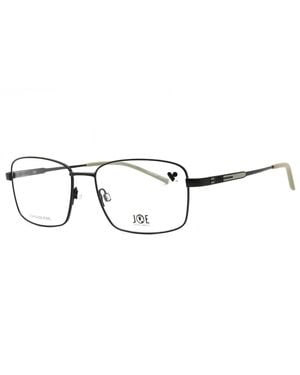JOE OPTICAL Joe Optical Joe4086 Rectangular Metal Frame Eyeglasses - Black