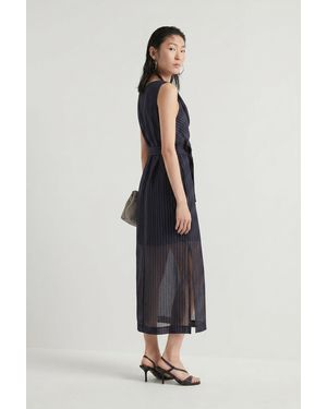 Brunello Cucinelli Sleeveless Wrap Dress - White