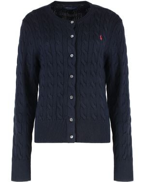 Polo Ralph Lauren Sweater With Cable Knit - Blue
