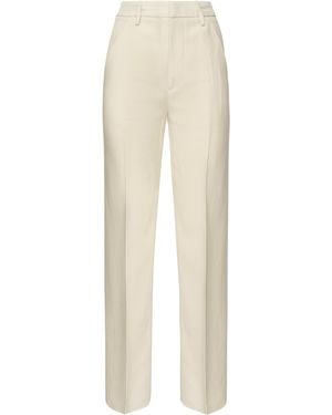 Dondup Rtw Viscose Linen - White