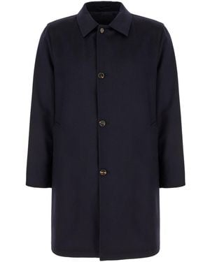 KIRED Wool Reversible Coat - Blue