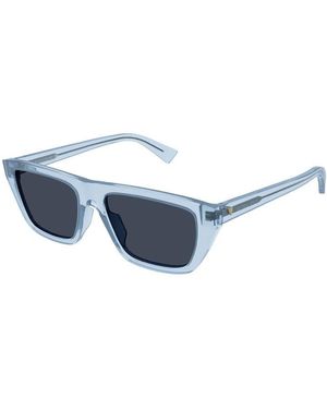 Bottega Veneta Frame And Lens Sunglasses - Blue
