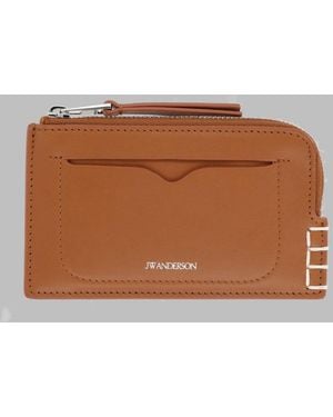 JW Anderson Zip-Around Wallet Leather & Purses - Brown