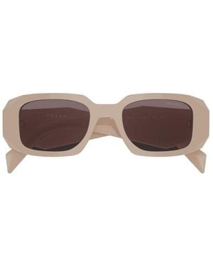 Prada Sunglasses Nude-Neutrals Acetate Eyewear - Brown