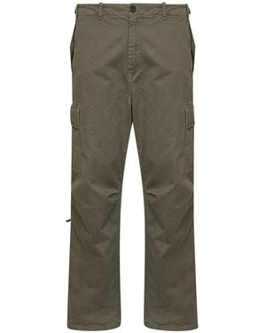 Fendi Cotton Drill Regular-Fit Utility Trousers - Green
