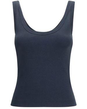 Brunello Cucinelli Cotton T-Shirt - Blue
