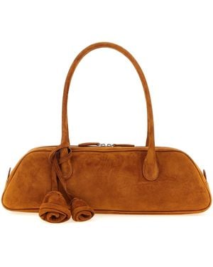 Magda Butrym Calfskin Shoulder Bag - Brown