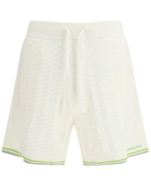 CASABLANCA Tennis Bouclã Shorts - White