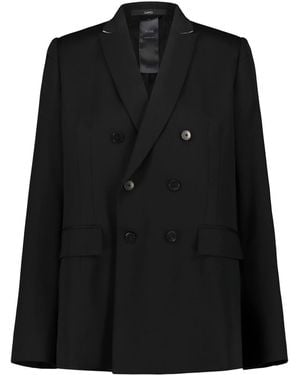 SAPIO Double-breasted Blazer N44l Clothing in Black | Lyst