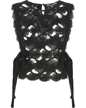 Kangra Cotton Sweater - Black