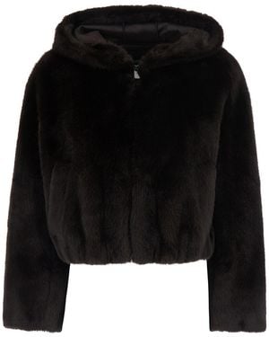 Pinko Jacket Tech Fabric, Polyester Coat - Black