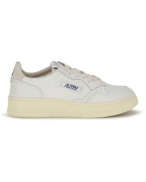Autry Medalist Low Leather Trainers - White