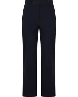 Max Mara Straight Pants Humanity Cotton - Blue
