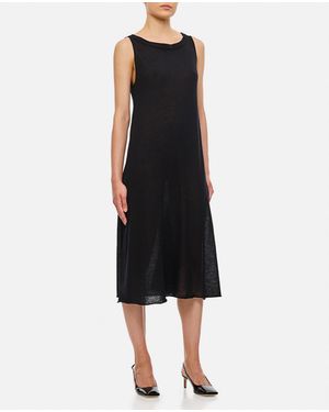 Extreme Cashmere Mia A-Line Cashmere Dress - Black