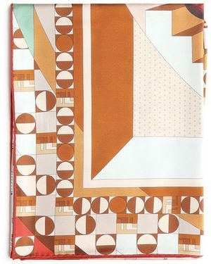 Fendi Scarfs Silk - White