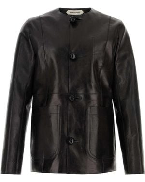 NAMACHEKO Leather Jacket Giacche - Black