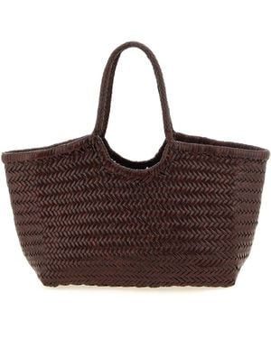 Dragon Diffusion Nantucket Basket Big Shoulder Bag - Brown