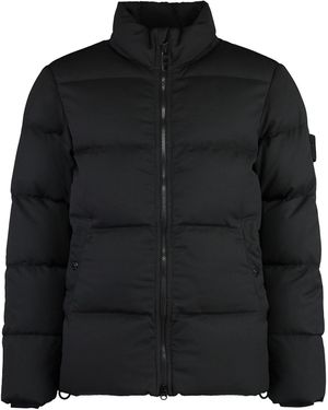 Stone Island Short Down Jacket - Black