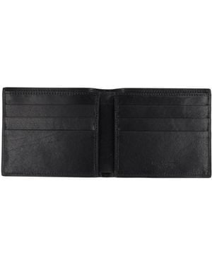Dolce & Gabbana Wallet With Logo Leather & Purses - Black