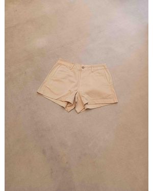 Polo Ralph Lauren Flat Front Woven Shorts - Natural