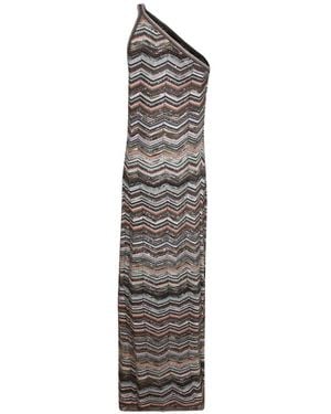 Missoni Long One-Shoulder Dress - White
