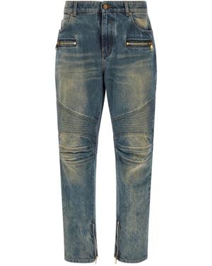 Balmain Biker Jeans - Blue