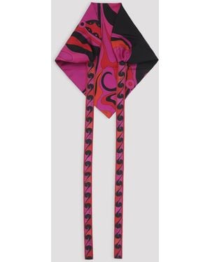 PUCCI Hairband Silk Hat - Red