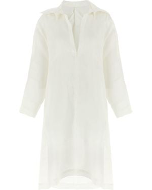 Issey Miyake 'Hempen' Dress - White