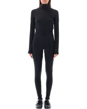 Y-3 High-Neck Zip Up Bodysuit - Black