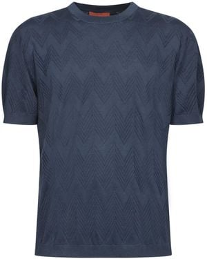 Missoni Zigzag T-Shirt - Blue