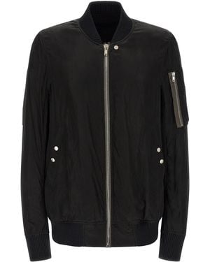Rick Owens Copper Bomber Clothing - Black