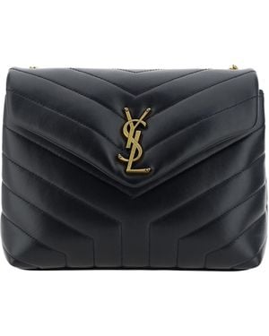 Saint Laurent Loulou Shoulder Bag - Black
