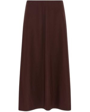 Brunello Cucinelli Flute Skirt - Brown
