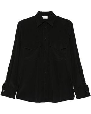 Mazzarelli Shirt Michela Silk - Black