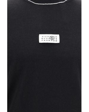 MM6 by Maison Margiela Turtleneck Jumper Merino Wool (Ovis Aries) - Black