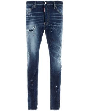 DSquared² Stretch Denim Cool Guy Jeans - Blue