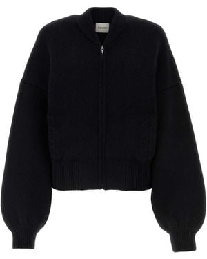 Khaite Stretch Cashmere Rhea Cardigan - Black