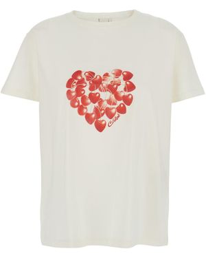 Chloé T-Shirt Cotton - White