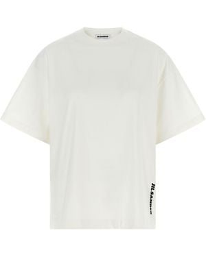 Jil Sander Cotton T-Shirt - White