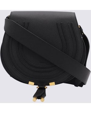Chloé Leather Marcie Crossbody Bag - Black